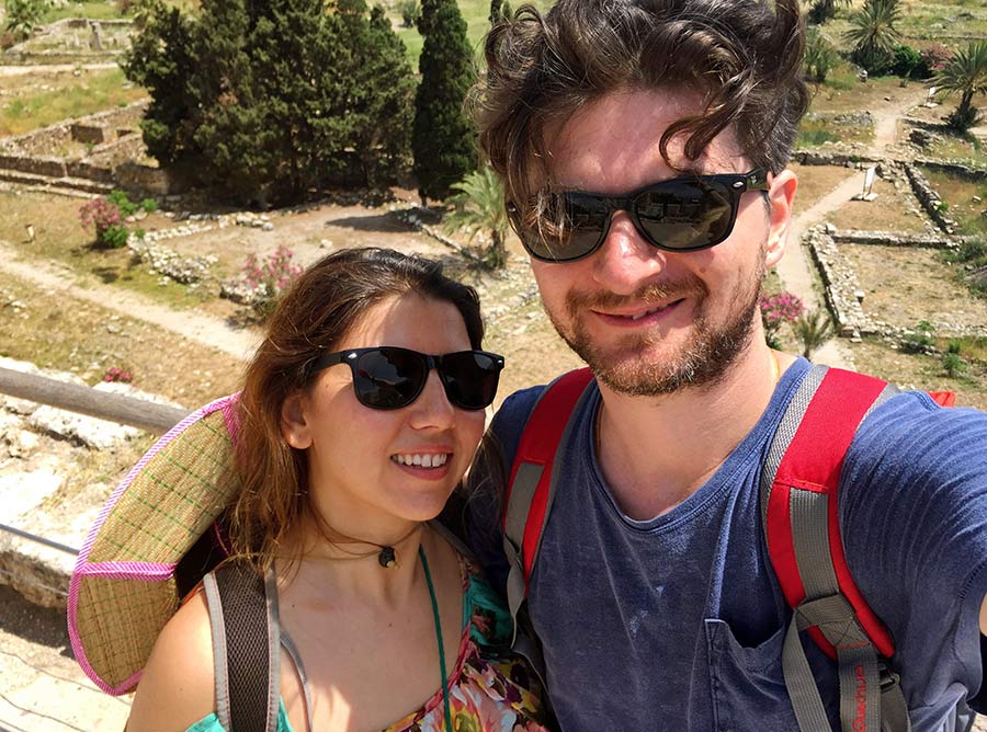 Byblos'da bizi güneş ve ışık karşıladı.